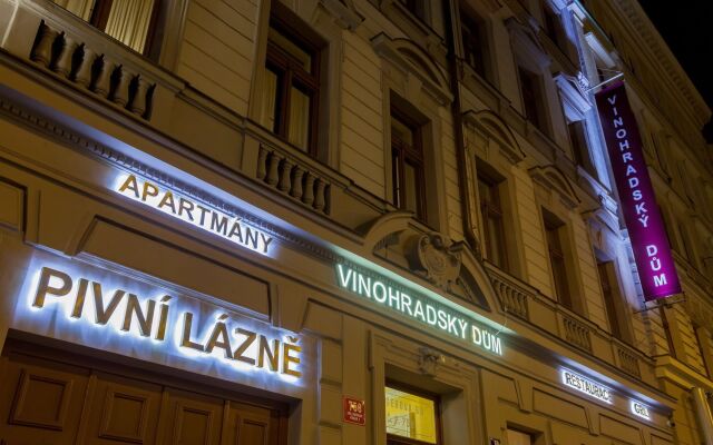 Отель Vinohradsky Dum Прага вид на фасад