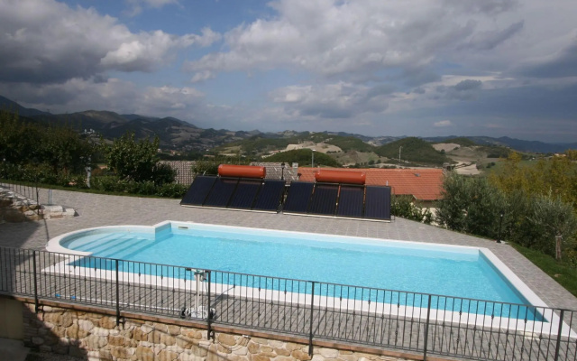 Scenic holiday home in Cagli with roofed terrace and bbq