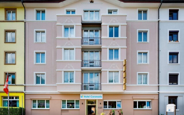 Отель Coronado Цюрих вид на фасад