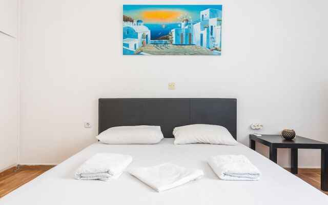 Апартаменты Sunsetia Apartment вид на фасад