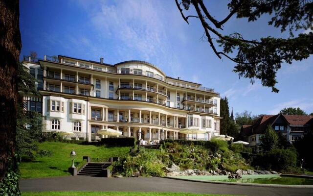 Отель Falkenstein Grand Kempinski вид на фасад
