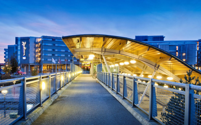 Radisson Blu Airport Hotel, Oslo Gardermoen вид на фасад