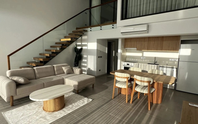 Апартаменты 3BR Penhouse Rooftop Pool Sea View Esentepe
