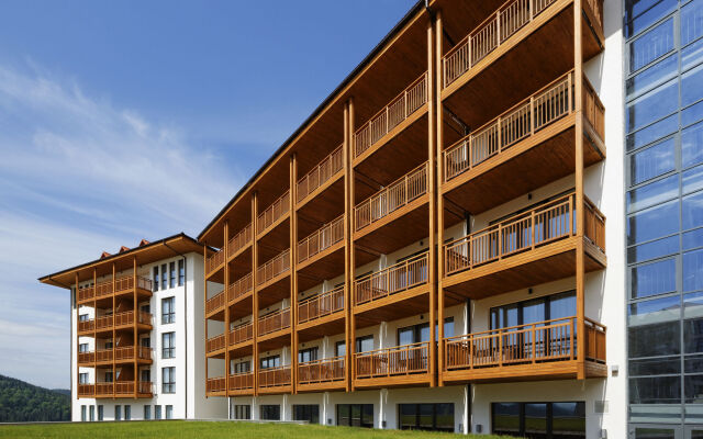 Гостиница Radisson Blu Resort Bukovel вид на фасад