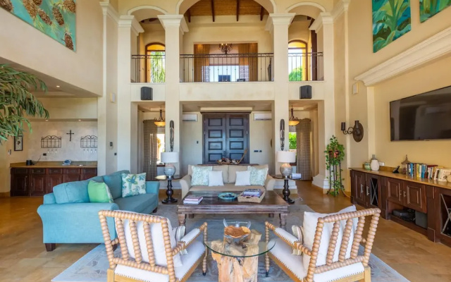 Spectacular Mediterranean-Style Mansion with Beachfront Views in Playa Flamingo