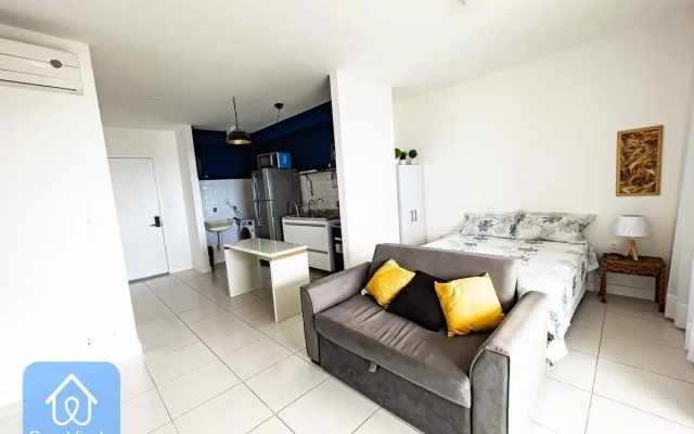 Apartamento Com Linda Vista Mar No Rio Vermelho