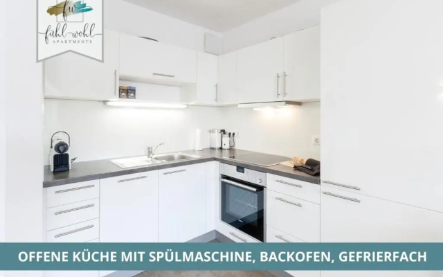 Apartment am Hofgarten - 2 Zi Küche, Duschbad, Balkon und Parkplatz