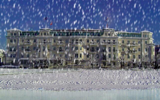 Отель Sacher Salzburg Зальцбург вид на фасад