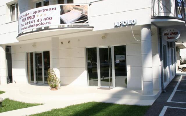 Отель Vila Apolo Белград вид на фасад