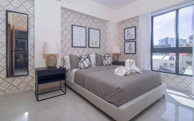 1BR in District Apt @Downtown W/ Pool+Gym+Terrace