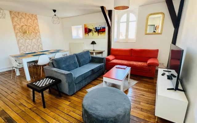 Appartement coeur centre-ville cosy et chaleureux rue Carnot