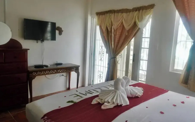 See Belize Waterside Sea View 2-bedroom Apartment w Balcony, Pool & Deck 2nd FL