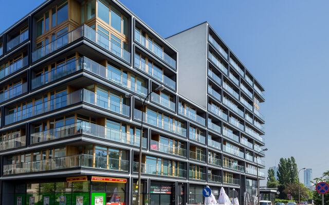 Апартаменты Chopin Apartments City Варшава вид на фасад