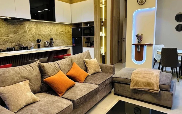 Orange Green Apartment