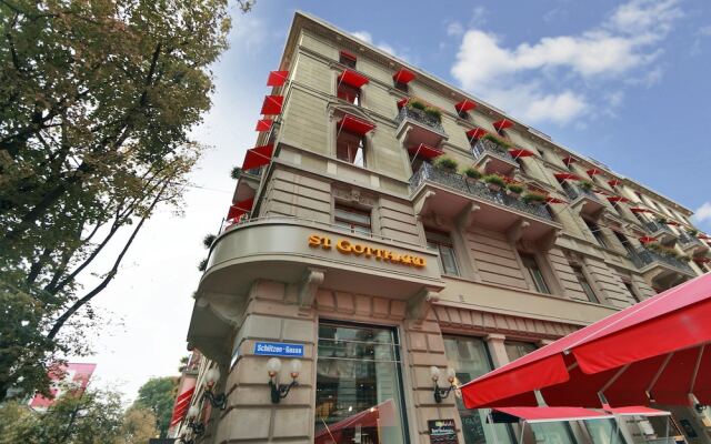 Отель St Gotthard Hotel Швейцария, Цюрих - 8 отзывов об отеле, цены и фото номеров - забронировать отель St Gotthard Hotel онлайн вид на фасад