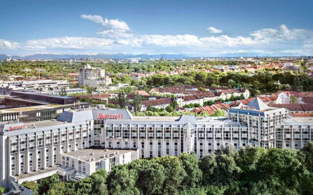 Munich Marriott Hotel вид на фасад
