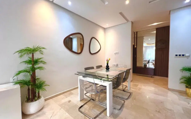 3 bedrooms apartment in secure Résidence