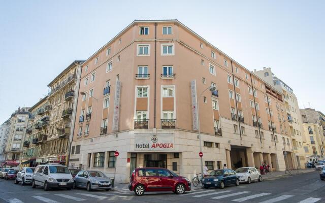 Отель Apogia Nice Франция, Ницца - 2 отзыва об отеле, цены и фото номеров - забронировать отель Apogia Nice онлайн вид на фасад