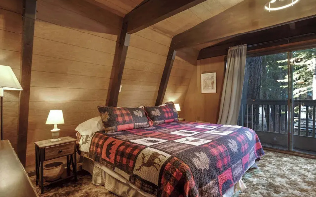 A Frame Hideaway | Floor to Ceiling Windows in the Pines