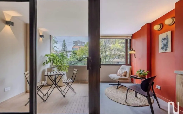 NOK 1BR Loft With Private Stylish Balcony