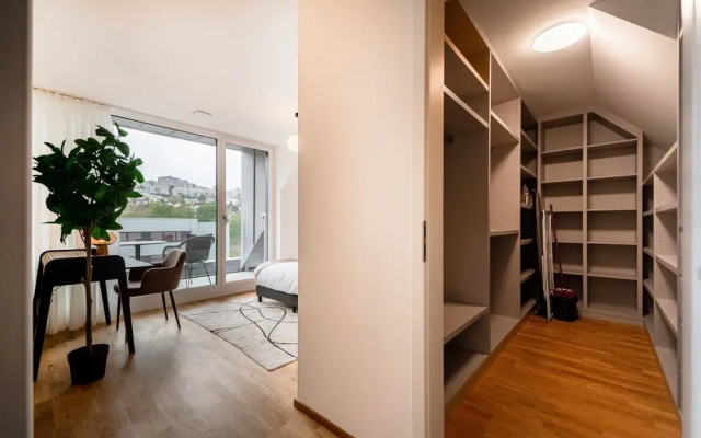 New high-end 2 BR Penthouse w Balcony