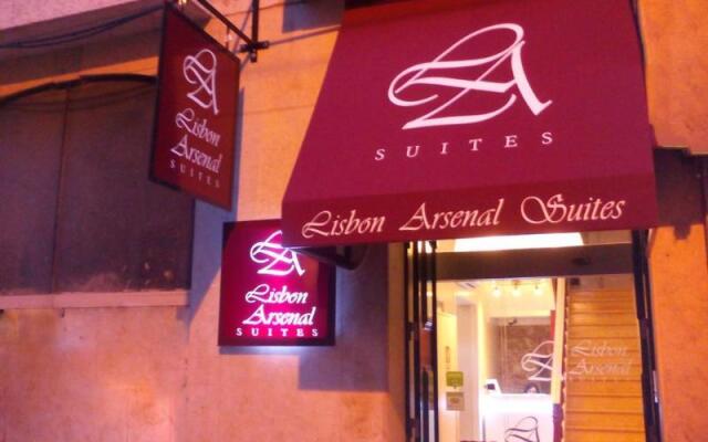 Отель Lisbon Arsenal Suites Лиссабон вид на фасад