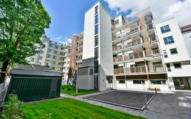 Апартаменты Forenom Serviced Apartments Oslo Majorstuen вид на фасад