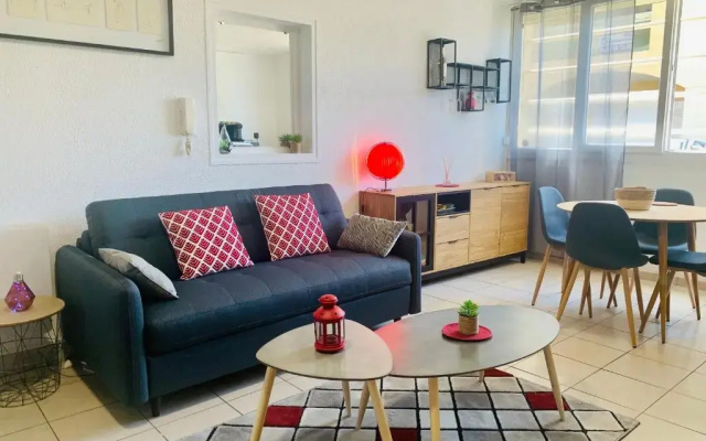 L'Evasion Catalane, 20m de la plage, 44m2, parking sous terrain