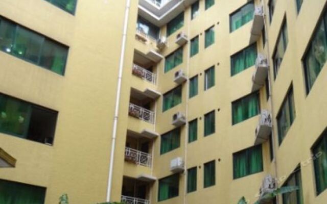 Апартаменты Dunhe Apartment Гуанчжоу вид на фасад