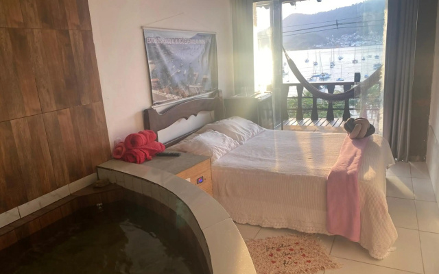 Mansão Espetacular Angra suíte com vista para o mar