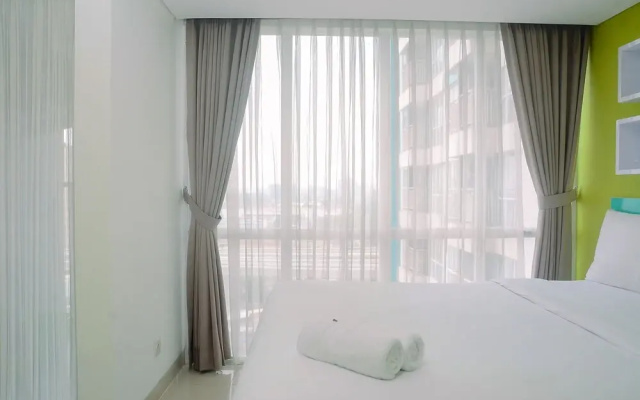 Cozy Studio with City View at H Residence Apartment