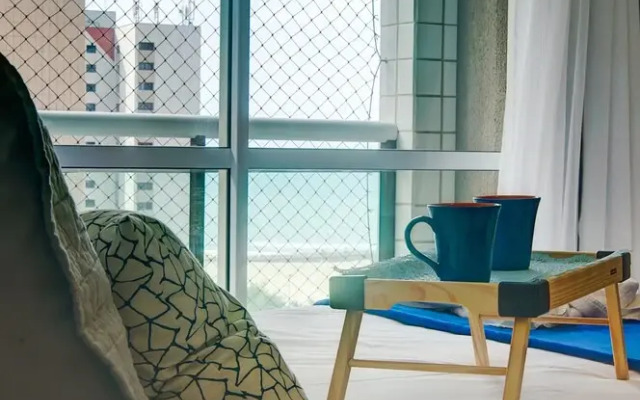 Sea View Praia de Iracema 2 Bedrooms 5 People 200mb Wifi By DM Apartments
