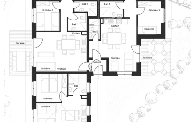 Tolles Ferienhaus fur bis zu 15 Personen, Zierow