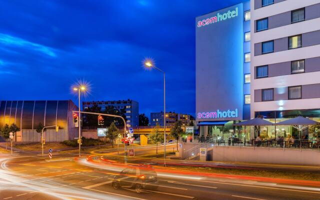 Отель acomhotel nürnberg вид на фасад