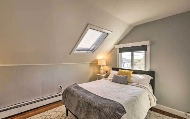 Pet-friendly Revere Getaway, Steps From the T!