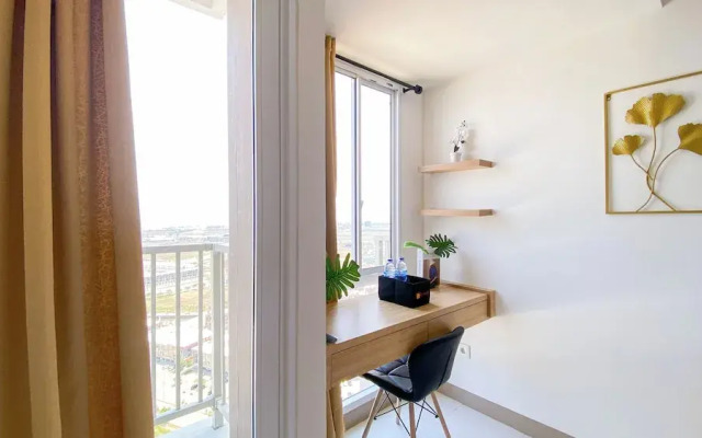 Modern And Tranquil Studio At Apartment Tokyo Riverside Pik 2