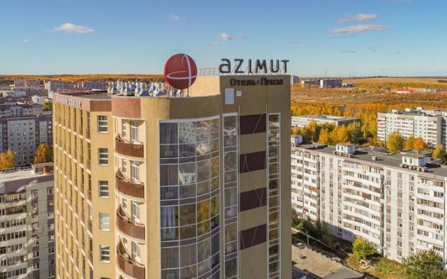 Гостиница AZIMUT отель Пенза в Пензе отзывы, цены и фото номеров - забронировать гостиницу AZIMUT отель Пенза онлайн вид на фасад