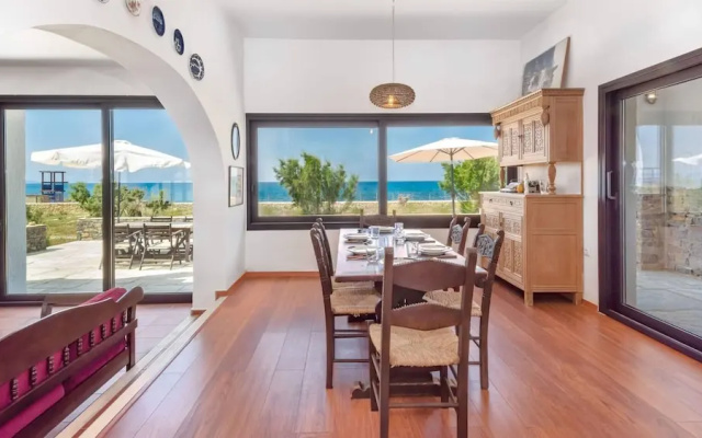 Platanias Beachfront Villa Elsa-90m To Main Square