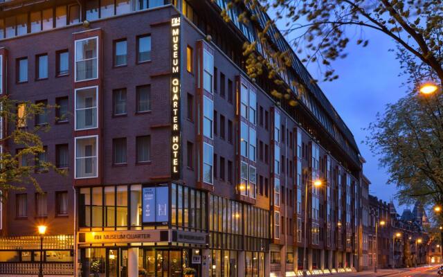 Отель NH Amsterdam Museum Quarter Нидерланды, Амстердам - 1 отзыв об отеле, цены и фото номеров - забронировать отель NH Amsterdam Museum Quarter онлайн вид на фасад
