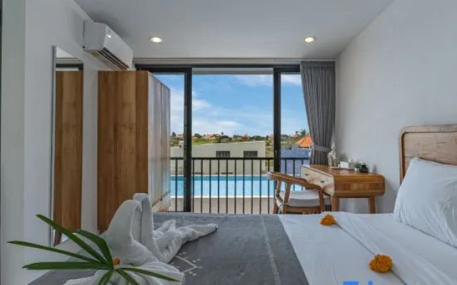Wolu 1BR Loft Canggu Private Pool Parking Area, Fast Wifi