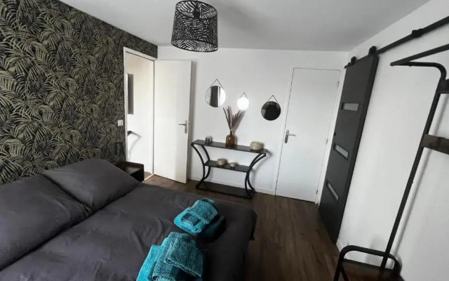 Logement avec terrasse,4 pers, parking