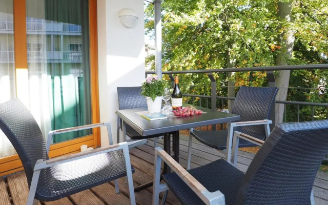 Kaiservillen Heringsdorf - Appartement mit 1 Schlafzimmer und Balkon D112