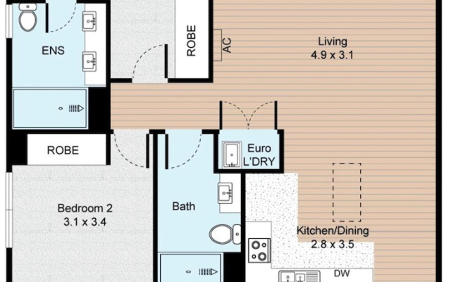 Newly Built Apartment Near Shops and Parks