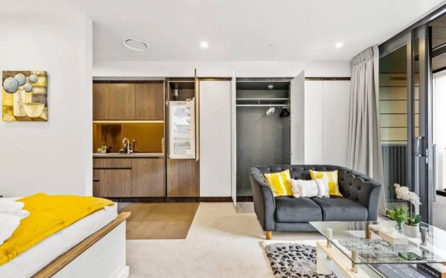 Wonderful Wynyard Quarter studio by Zodiak Stays
