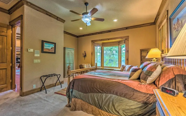 Private Dock + Water Views: Hot Springs Abode!