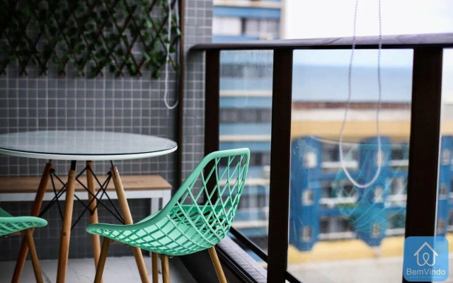 Apartamento Completo A 150m Da Praia Da Barra