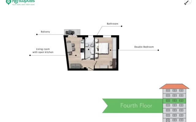Spinoza - Modern 1 br With Balcony Steps From Piola