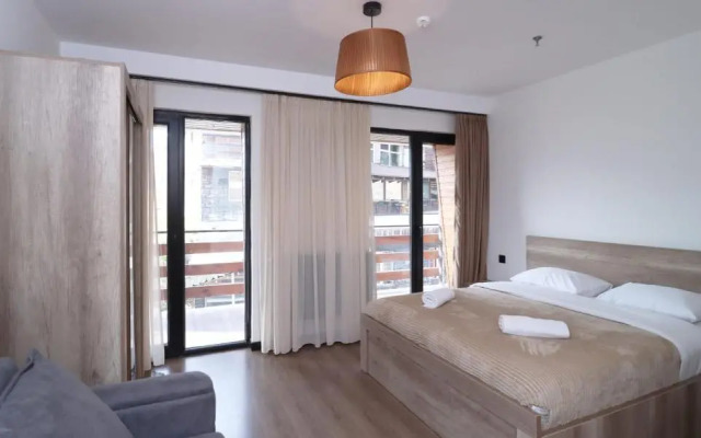 Bright Studio Apartment in Marshall Gudauri