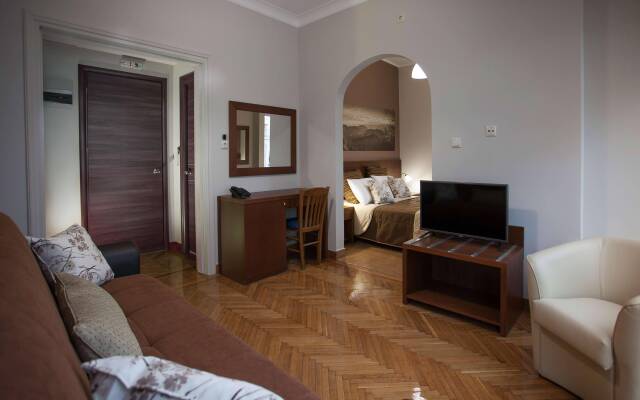 Отель Ambrosia Suites & Aparts Греция, Афины - 2 отзыва об отеле, цены и фото номеров - забронировать отель Ambrosia Suites & Aparts онлайн комната для гостей