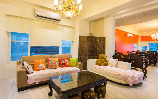 colorful wooden horse homestay